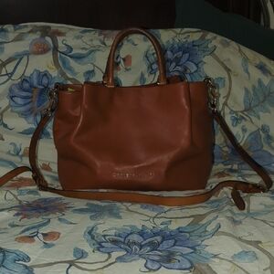 Dooney & Bourke Brown Leather Tote Bag